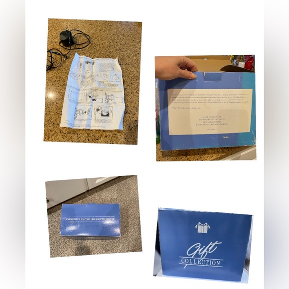 VTG CIB Avon Patriotic Lighted Fiber Optic House 4th Of July Fireworks Americana - Picture 14 of 17